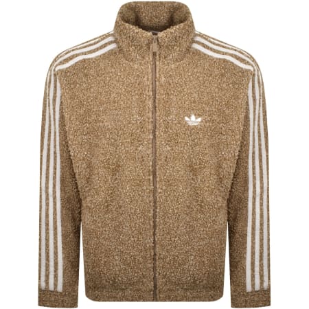 adidas Originals Boucle Firebird Track Top Brown | Mainline